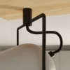 Lindby Adalin plafón, 3 luces, gris