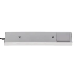 Lindby Amaryll lámpara LED bajo mueble, 3 ud plata