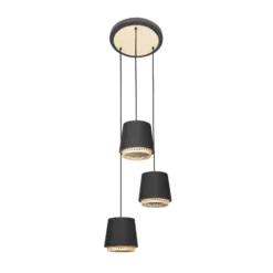 Lindby Ananya lámpara colgante, rondel, 3 luces