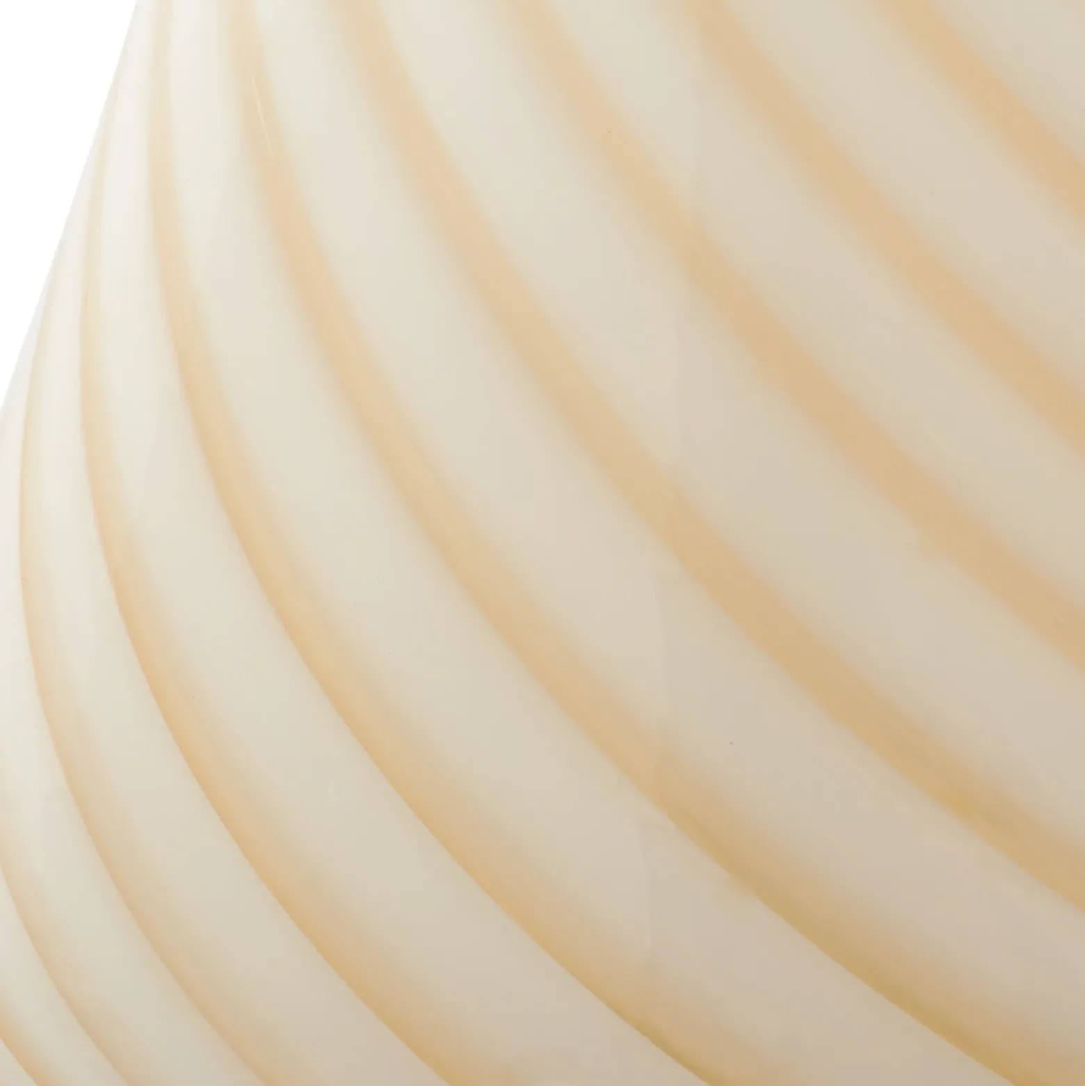 Lindby Andriana lámpara de mesa, amarillo/blanco, cristal, Ø 15 cm