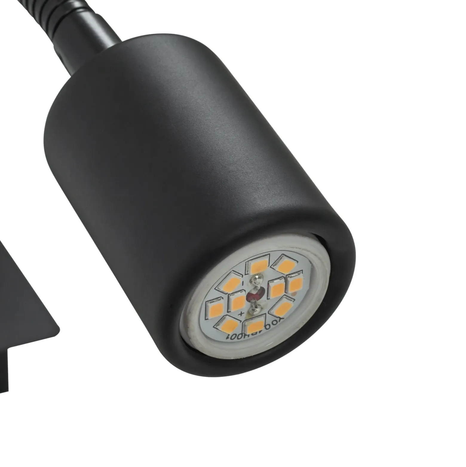 Lindby aplique de pared Florens, negro, lámpara de lectura LED, 23,5 cm
