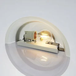 Lindby aplique de pared Irimia, 31 cm, latón envejecido, cristal