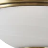 Lindby aplique de pared Irimia, 31 cm, latón envejecido, cristal