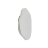 Lindby aplique de pared LED Nielson, blanco, yeso, 30 x 30 cm
