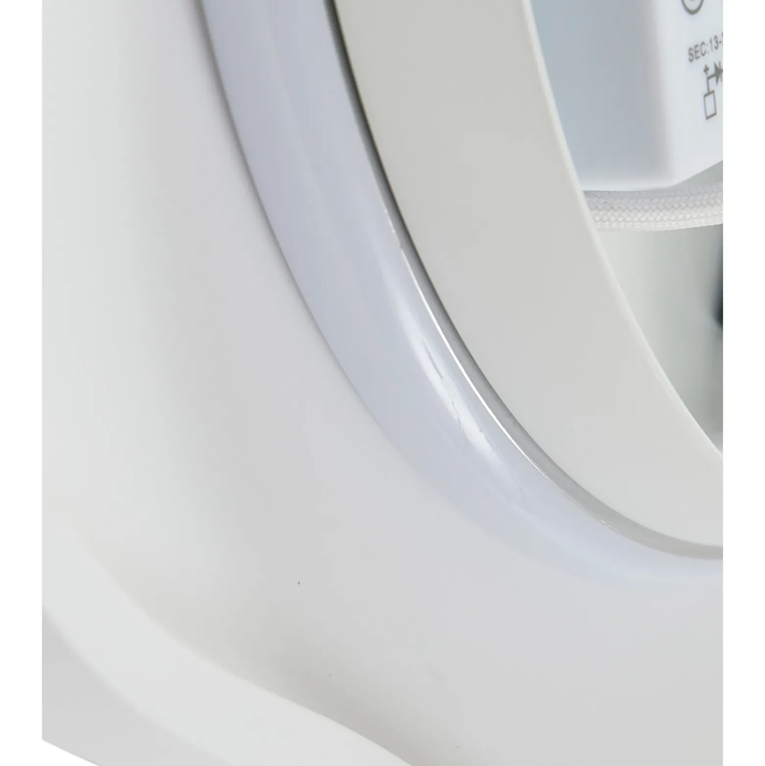Lindby aplique de pared LED Nielson, blanco, yeso, 30 x 30 cm