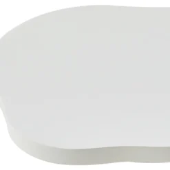 Lindby aplique de pared LED Nielson, blanco, yeso, 30 x 30 cm