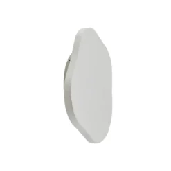 Lindby aplique de pared LED Nielson, blanco, yeso, 30 x 30 cm