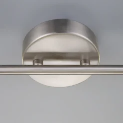 Lindby Aplique para baño Kara, 31 cm, 2 luces, cristal, IP44, G9
