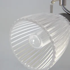 Lindby Aplique para baño Kara, 31 cm, 2 luces, cristal, IP44, G9