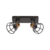 Lindby Arinthea downlight de techo, 2 luces, negro, acero, E14