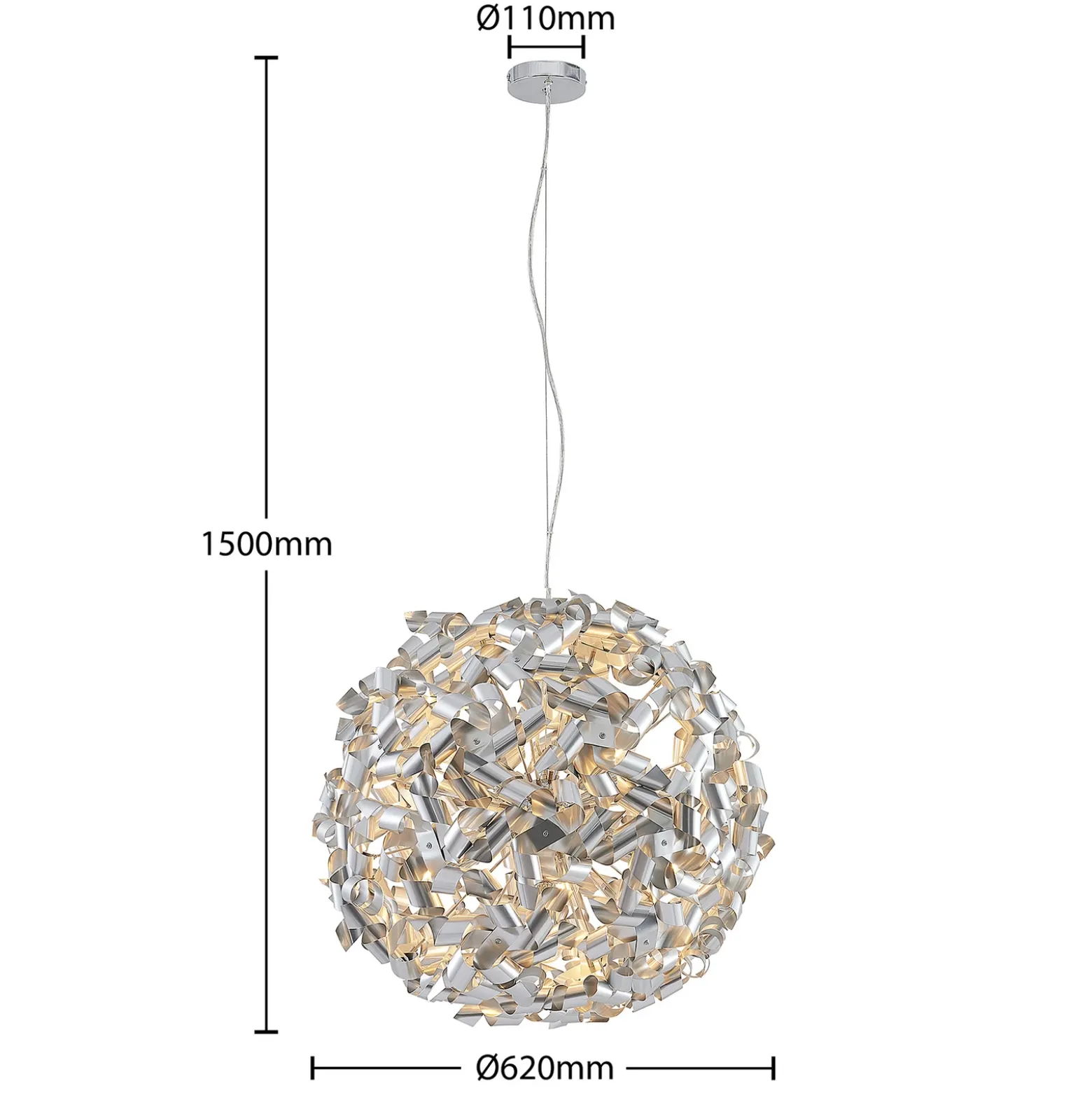 Lindby Caliya lámpara colgante, 9 luces