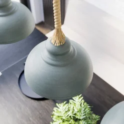 Lindby Chaby lámpara colgante, hormigón, 3 luces