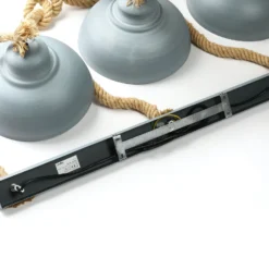 Lindby Chaby lámpara colgante, hormigón, 3 luces