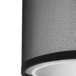 Lindby Chizoma downlight de techo 1 luz pantalla de tela