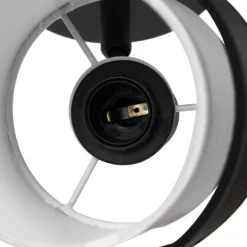 Lindby Chizoma downlight de techo 1 luz pantalla de tela