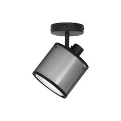 Lindby Chizoma downlight de techo 1 luz pantalla de tela