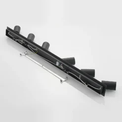 Lindby downlight de techo Joffrey, 116 cm, negro, 6 luces, GU10