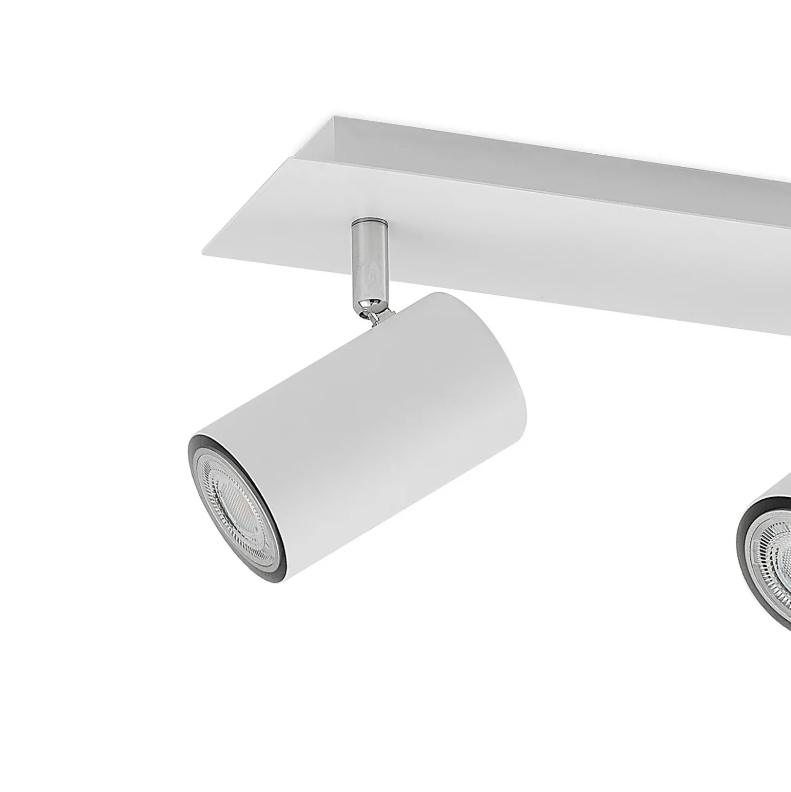 Lindby downlight de techo Joffrey, 70 cm, blanco, 4 luces, GU10