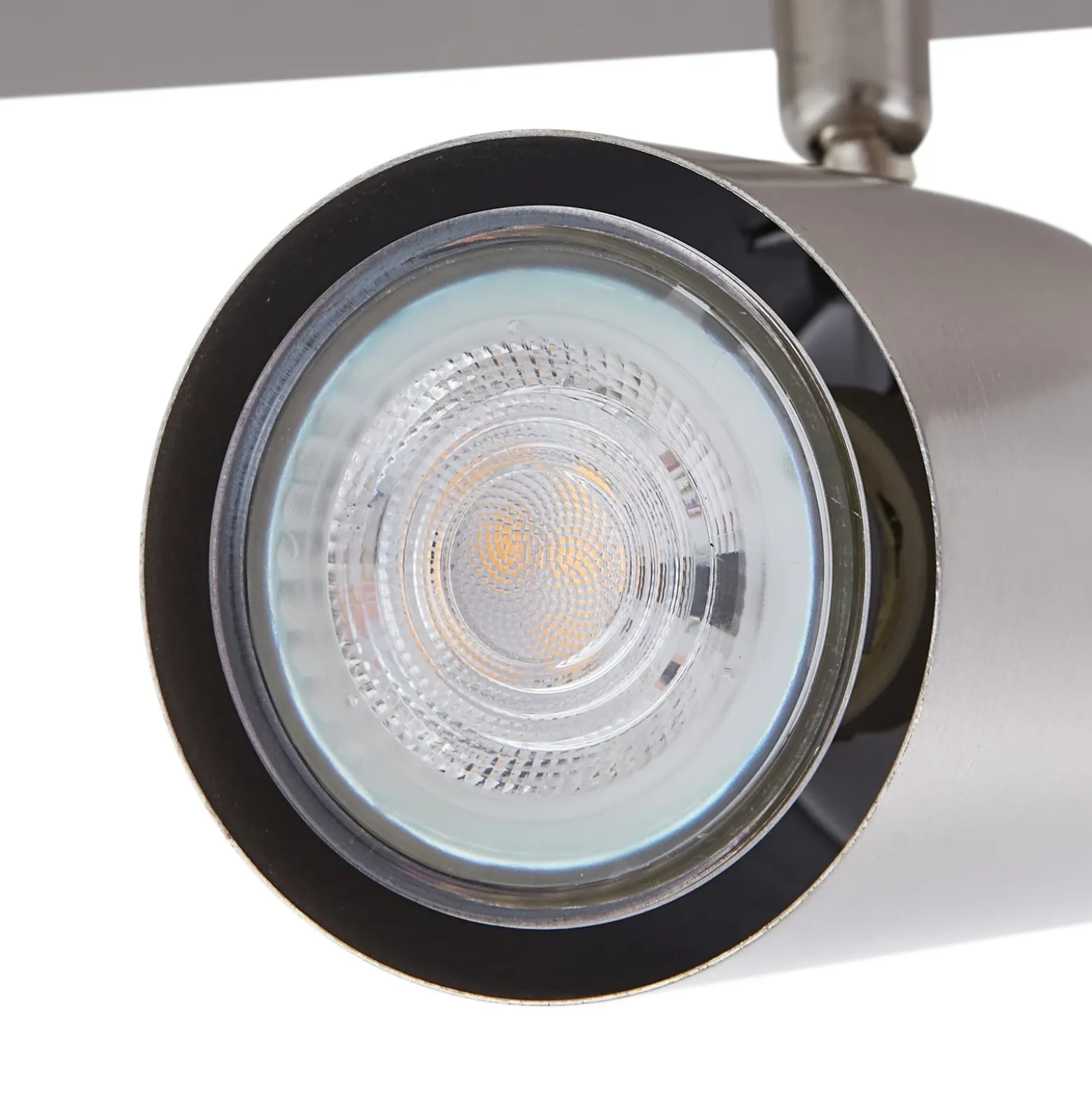 Lindby downlight de techo Joffrey, 116 cm, níquel, 6 luces, GU10