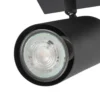 Lindby downlight de techo Joffrey, 80 cm, negro, 4 luces, GU10