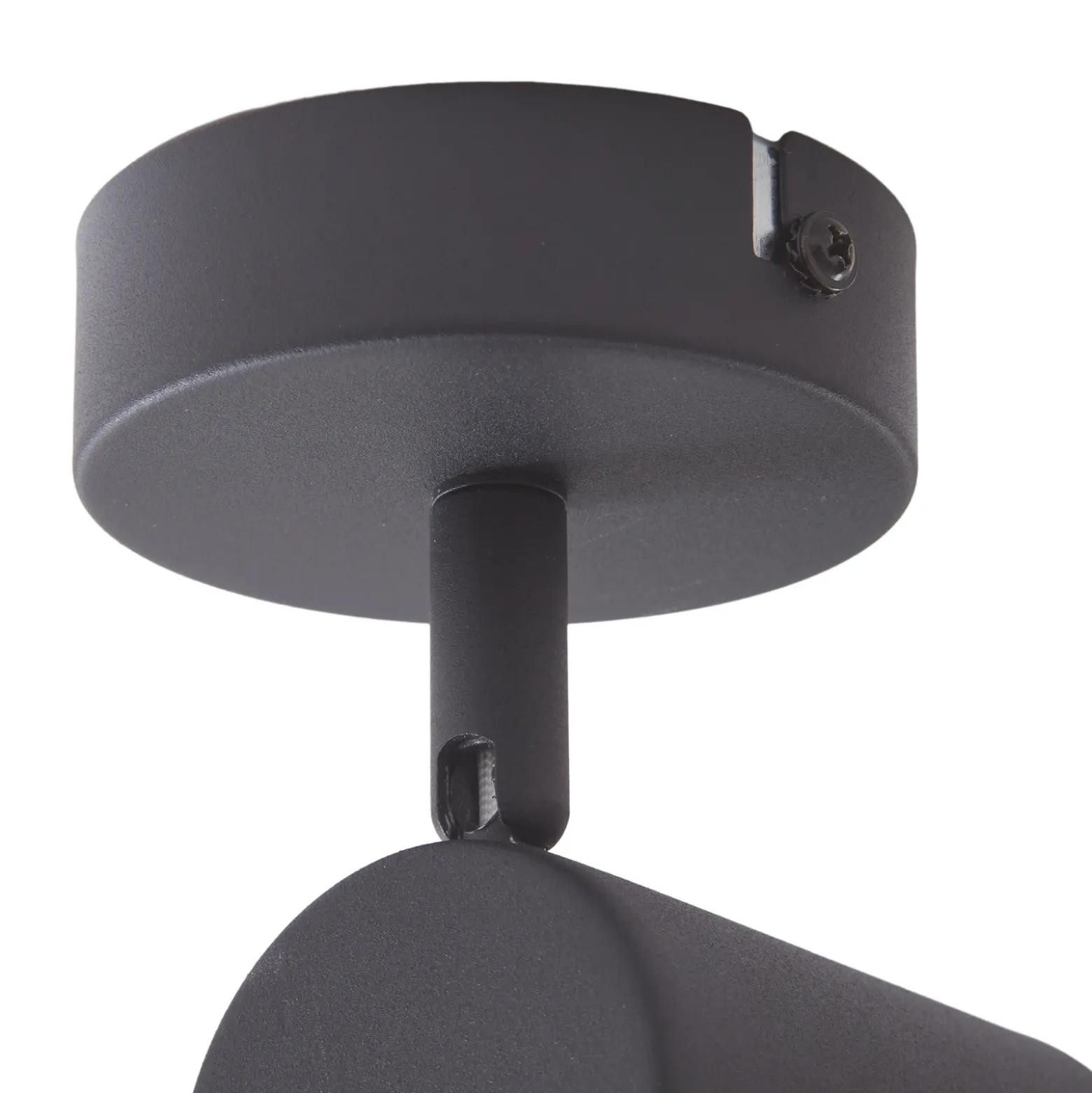Lindby downlight de techo Jorell, negro, 13 cm, 1 luz, GU10