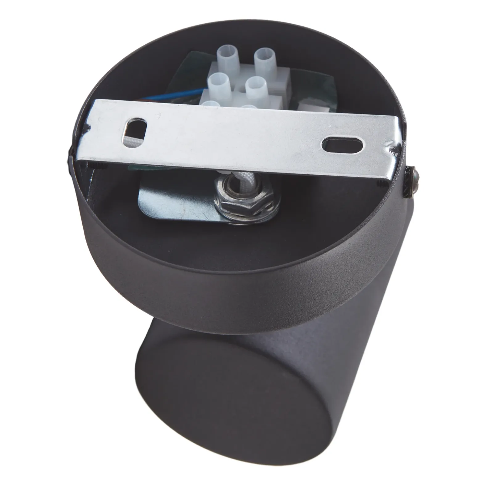 Lindby downlight de techo Jorell, negro, 13 cm, 1 luz, GU10