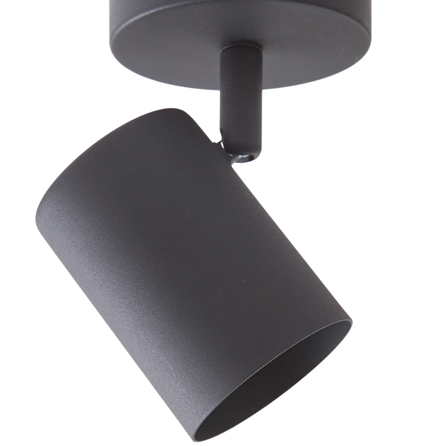 Lindby downlight de techo Jorell, negro, 13 cm, 1 luz, GU10