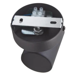 Lindby downlight de techo Jorell, negro, 13 cm, 1 luz, GU10