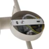 Lindby downlight de techo Ovelia, beige, 80 cm, 4 luces, E27