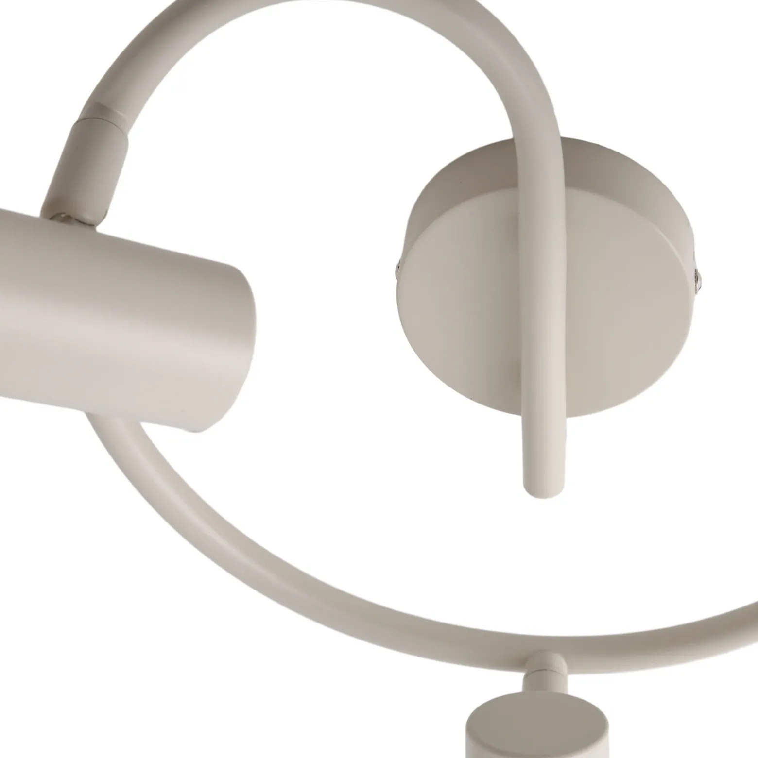 Lindby downlight de techo Ovelia, beige, 3 luces, metal, E27