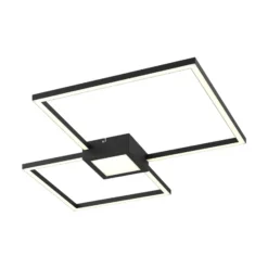 Lindby Duetto lámpara LED de techo antracita 28 W
