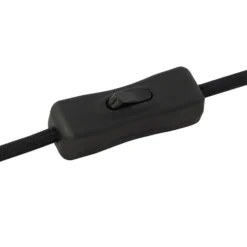 Lindby Edion lámpara de mesa, negro arena, metal