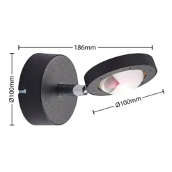 Lindby Edonita aplique LED con efecto de luz