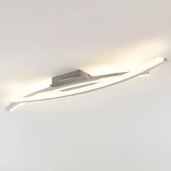 Lindby Elarit lámpara LED de techo, cromado