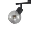 Lindby Eridia downlight, negro, 2 luces.