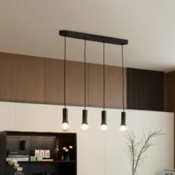 Lindby Fipas lámpara colgante sin pantalla, 4 luces