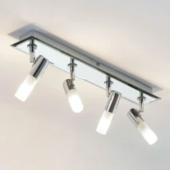 Lindby foco de baño Zela, longitud 53 cm, cromo, 4 luces