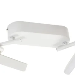 Lindby Foco LED Eldrin, blanco, 4 luces, barra de luz
