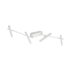 Lindby Foco LED Eldrin, blanco, 4 luces, barra de luz