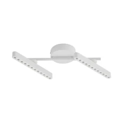 Lindby Foco LED Eldrin, blanco, 2 luces, puntos de luz