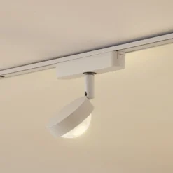 Lindby foco LED 48 V Lumaro, blanco, Ø 7,3 cm, aluminio, atenuable