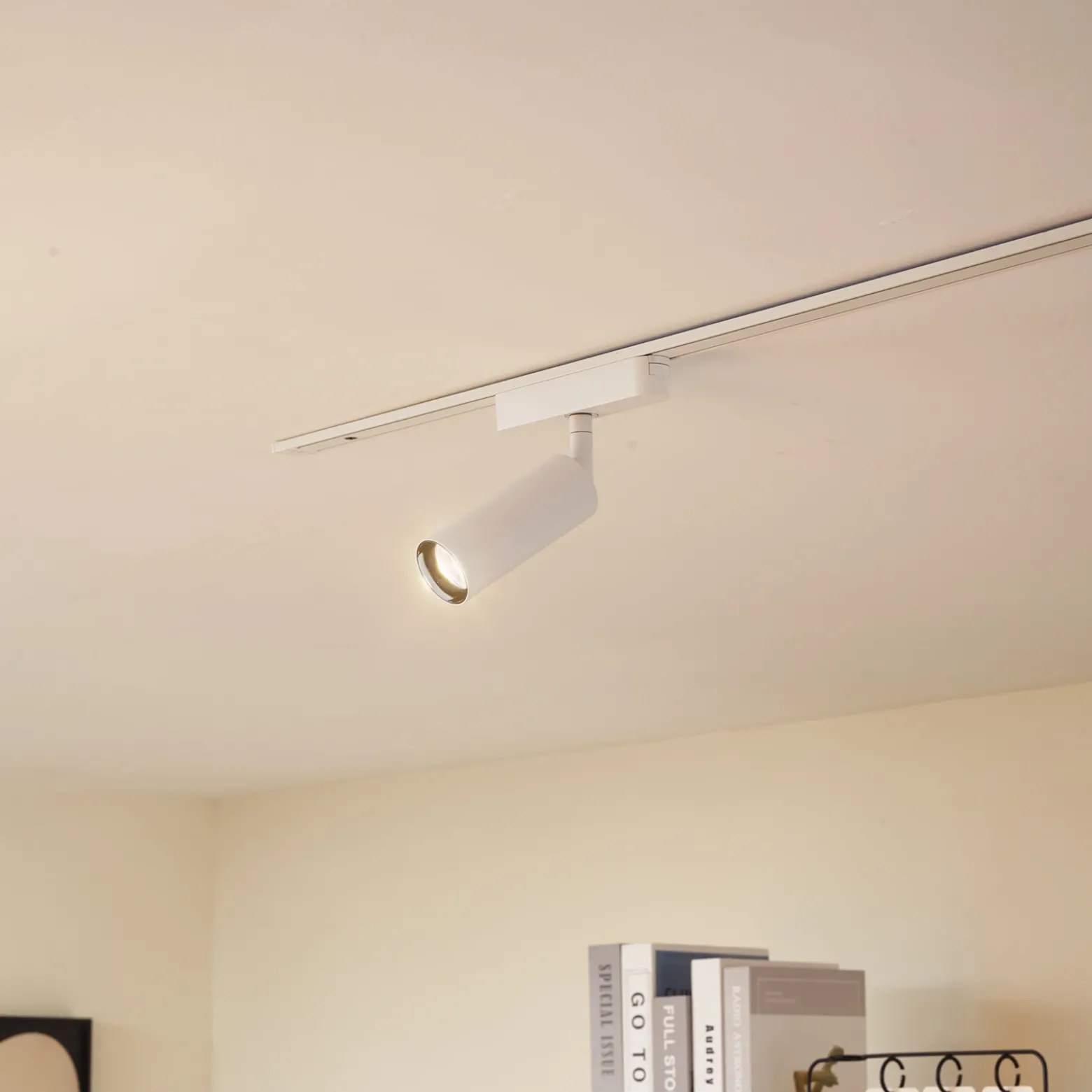Lindby foco LED 48 V Lumaro, blanco, Ø 4 cm, aluminio, atenuable