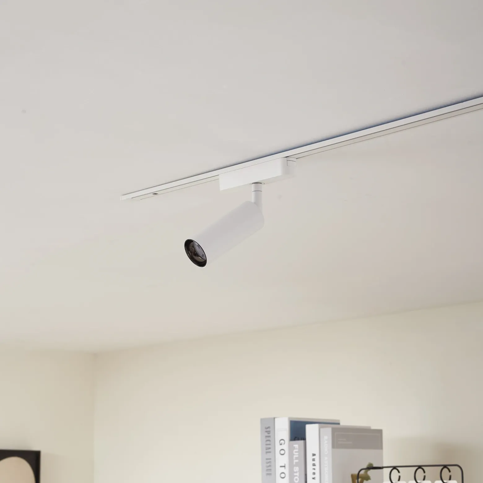 Lindby foco LED 48 V Lumaro, blanco, Ø 4 cm, aluminio, atenuable