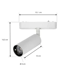Lindby foco LED 48 V Lumaro, blanco, Ø 4 cm, aluminio, atenuable