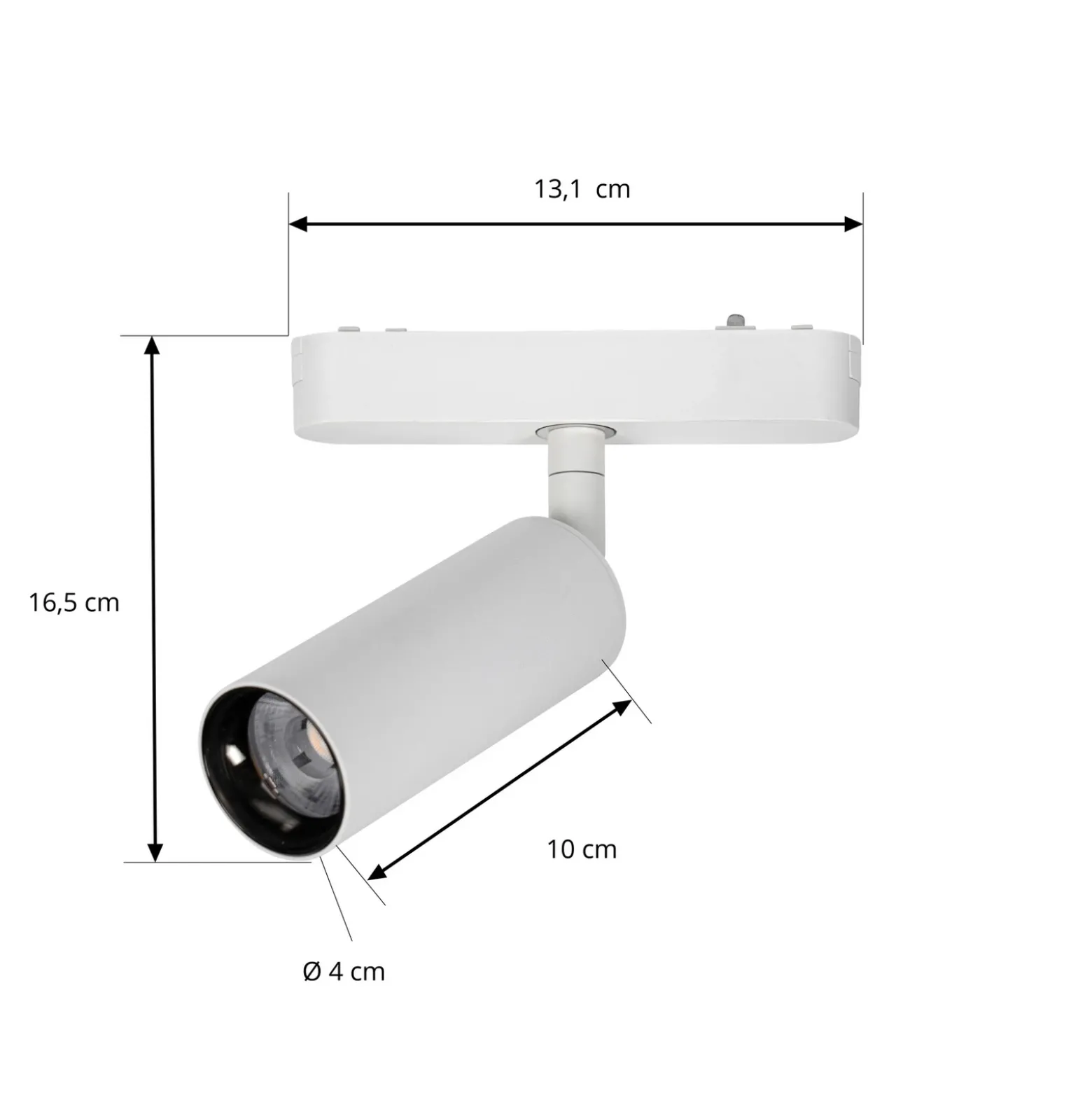 Lindby foco LED 48 V Lumaro, blanco, Ø 4 cm, aluminio, atenuable