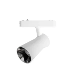 Lindby foco LED 48 V Lumaro, blanco, Ø7cm, plástico, atenuable
