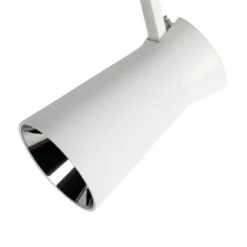 Lindby foco LED 48 V Lumaro, blanco, Ø7cm, plástico, atenuable