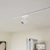 Lindby foco LED 48 V Lumaro, blanco, Ø6cm, plástico, atenuable