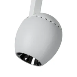 Lindby foco LED 48 V Lumaro, blanco, Ø6cm, plástico, atenuable