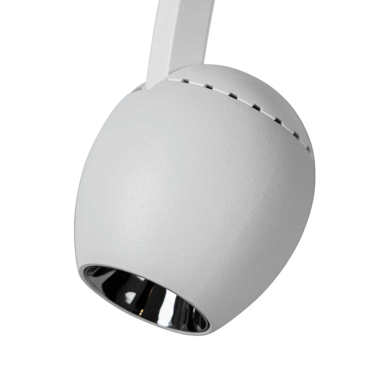 Lindby foco LED 48 V Lumaro, blanco, Ø6cm, plástico, atenuable